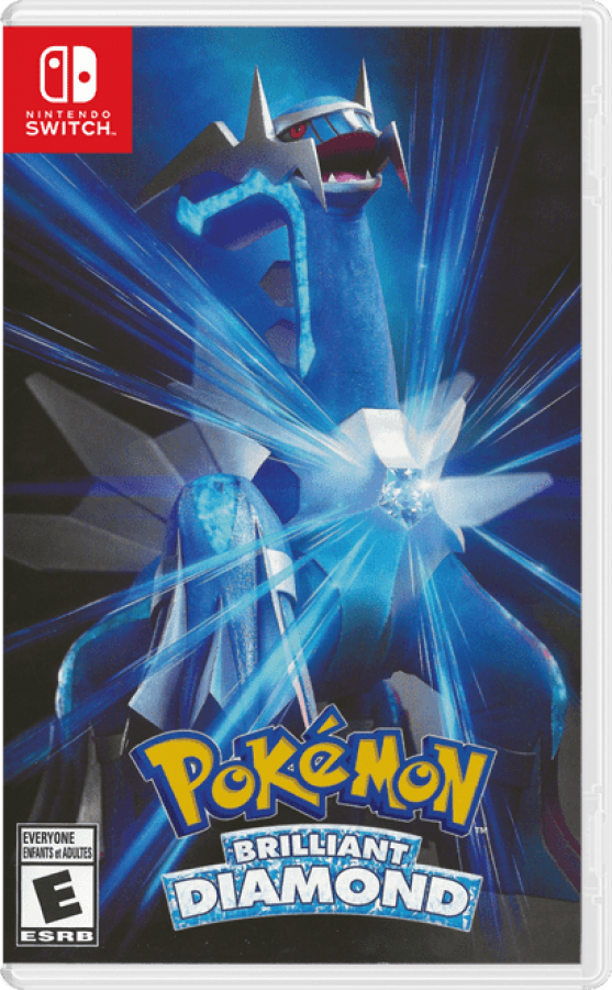Pokemon: Brilliant Diamond – Nintendo Switch (NS) cover art for video game for NS