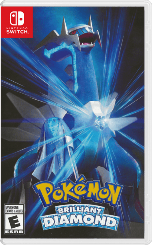 Pokemon: Brilliant Diamond – Nintendo Switch (NS) cover art for video game for NS
