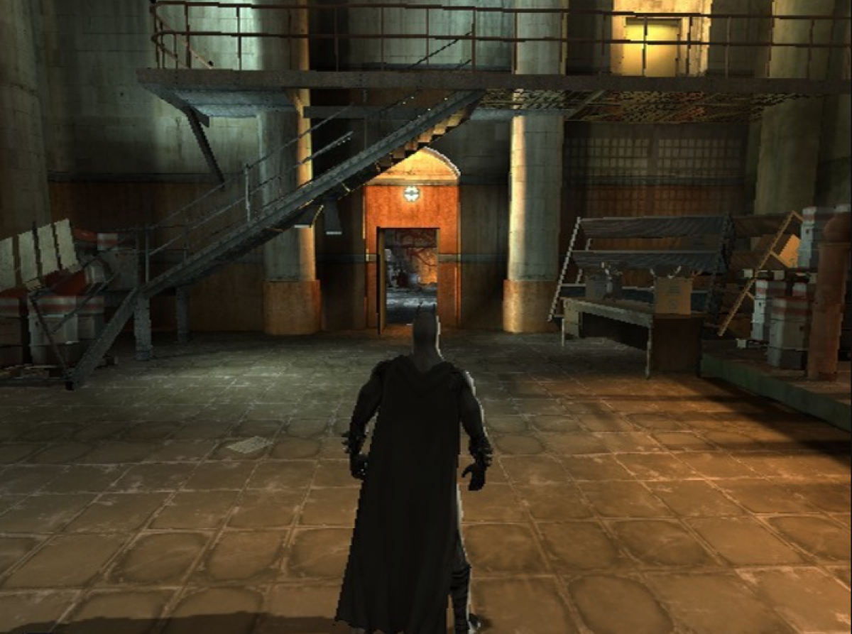 Batman Begins for PlayStation 2 with dark action-adventure theme based on the film gameplay
