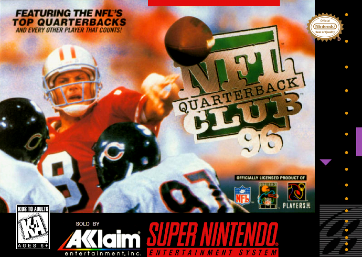 NFL Quarterback Club 96 [In Box] cover art for Super Nintendo Entertainment System (SNES) video game