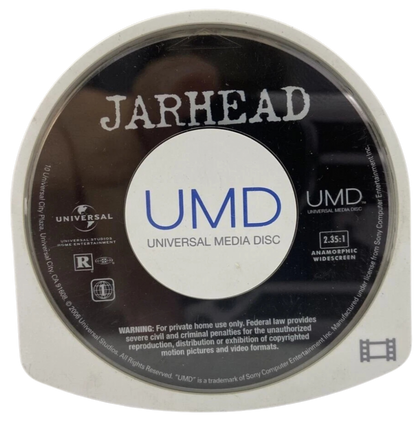 Jarhead disc for PlayStation Portable (PSP) UMD movie