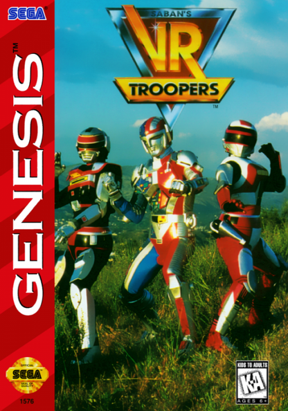 VR Troopers cover art for Sega Genesis (GEN) video game
