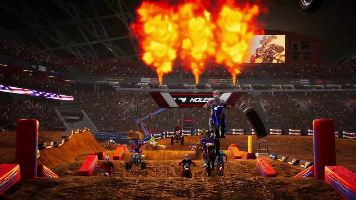 MX vs ATV All Out Nintendo Switch open world off road racing game multiple vehicle types ATV dirt bike monster truck tricks freestyle career mode split screen multiplayer gameplay