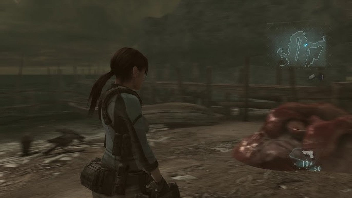 Resident Evil Revelations PlayStation 4 PS4 for survival horror action video game fans featuring third person combat Jill Valentine and Chris Redfield bioterrorism investigations eerie ship exploration puzzle solving weapon upgrades terrifying creatures cinematic storytelling and immersive horror adventure collectible gaming appeal gameplay