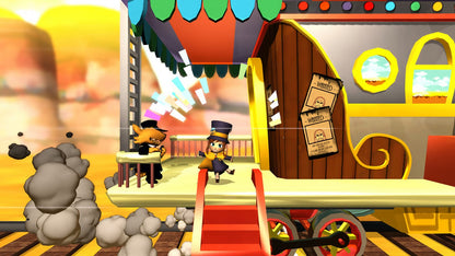 A Hat in Time for Nintendo Switch 3D platformer adventure game featuring Hat Kid colorful worlds collectible time pieces platforming challenges and cartoon style gameplay