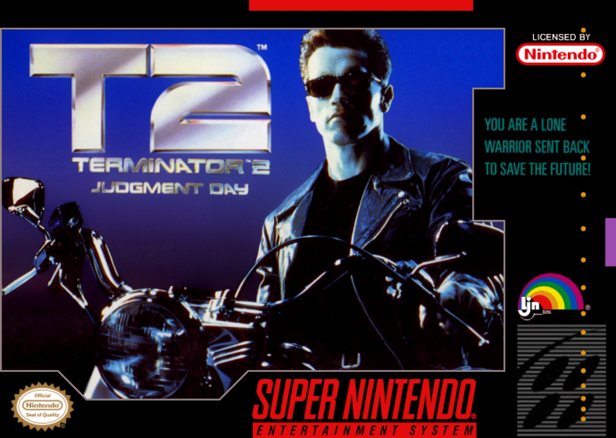 Terminator 2 Judgment Day cover art for Super Nintendo Entertainment System (SNES) video game