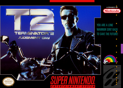 Terminator 2 Judgment Day cover art for Super Nintendo Entertainment System (SNES) video game