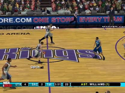 NBA 2K10 – PlayStation 2 (PS2) basketball sports video game gameplay