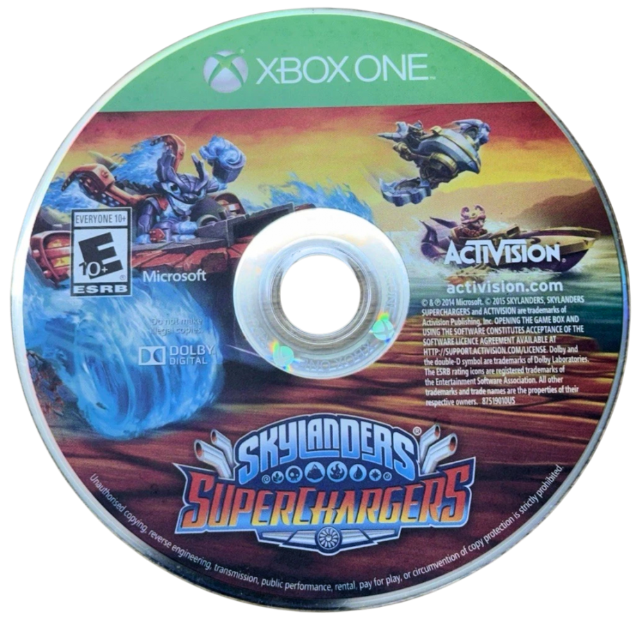 Skylanders SuperChargers – Xbox One (XONE) disc for action-adventure toys-to-life video game