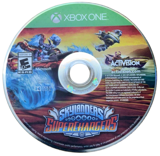 Skylanders SuperChargers – Xbox One (XONE) disc for action-adventure toys-to-life video game
