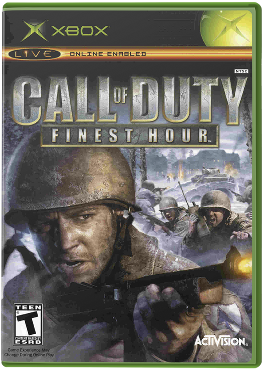 Call of Duty: Finest Hour – Xbox (XBOX) cover art for video game for XBOX