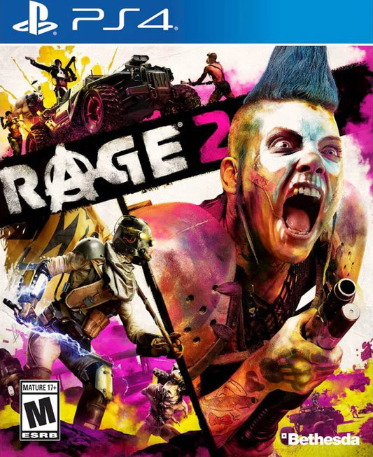 Rage 2 cover art for PlayStation 4 (PS4) video game