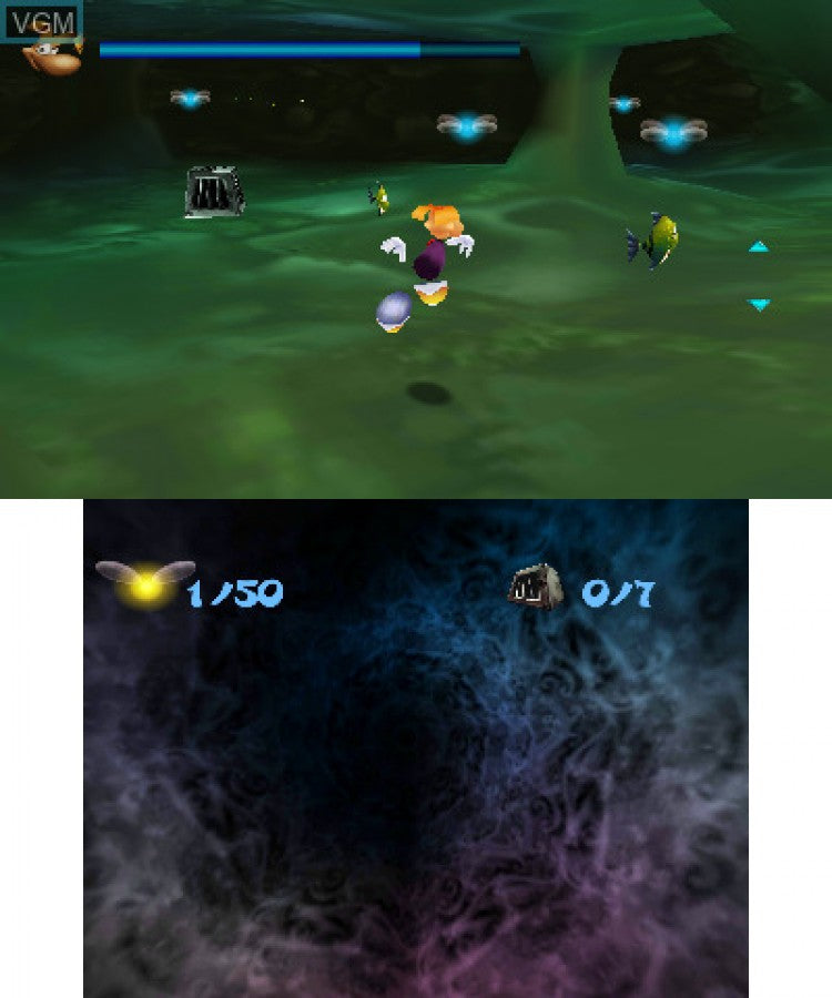 Rayman 3D Nintendo 3DS 3DS for retro video game enthusiasts featuring 3D platforming gameplay colorful worlds adventurous exploration creative abilities challenging enemies puzzle solving classic Rayman action and collectible gaming appeal gameplay