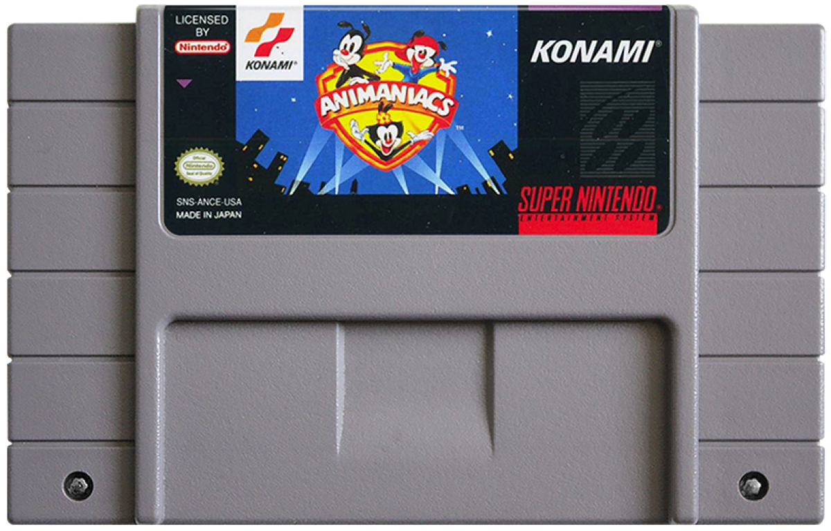 Animaniacs cartridge for Super Nintendo Entertainment System (SNES) retro video game