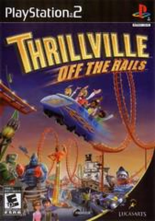 Thrillville Off The Rails cover art for PlayStation 2 (PS2) video game