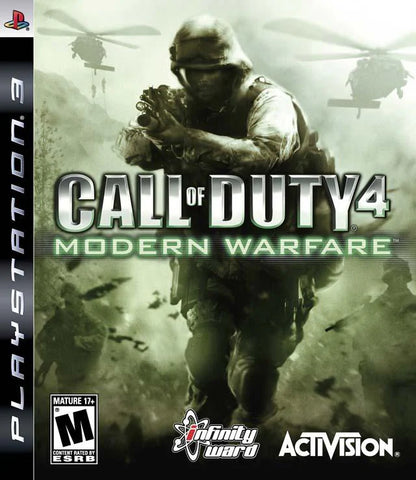 Call of Duty 4: Modern Warfare cover art for PlayStation 3 (PS3) video game