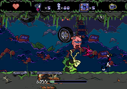 Aaahh Real Monsters Sega Genesis for retro video game enthusiasts featuring side scrolling action platforming gameplay Nickelodeon cartoon inspired characters monster themed adventures puzzle solving colorful levels cooperative style gameplay and collectible gaming appeal gameplay 