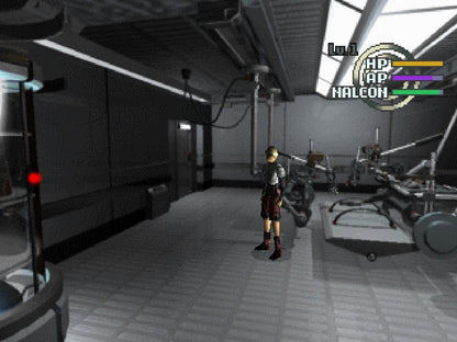 Galerians PlayStation PS1 for survival horror video game fans featuring psychological horror gameplay cinematic storytelling puzzle solving exploration psychic powers tense combat futuristic sci fi setting atmospheric adventure classic horror experience collectible gaming appeal gameplay