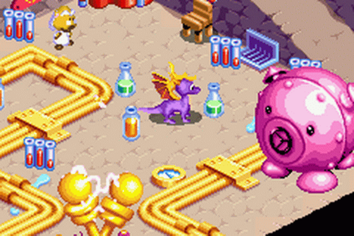 Spyro Attack of the Rhynocs Game Boy Advance GBA for retro video game enthusiasts featuring action adventure platforming gameplay colorful fantasy worlds dragon abilities exploration puzzle solving memorable characters and collectible gaming appeal gameplay 
