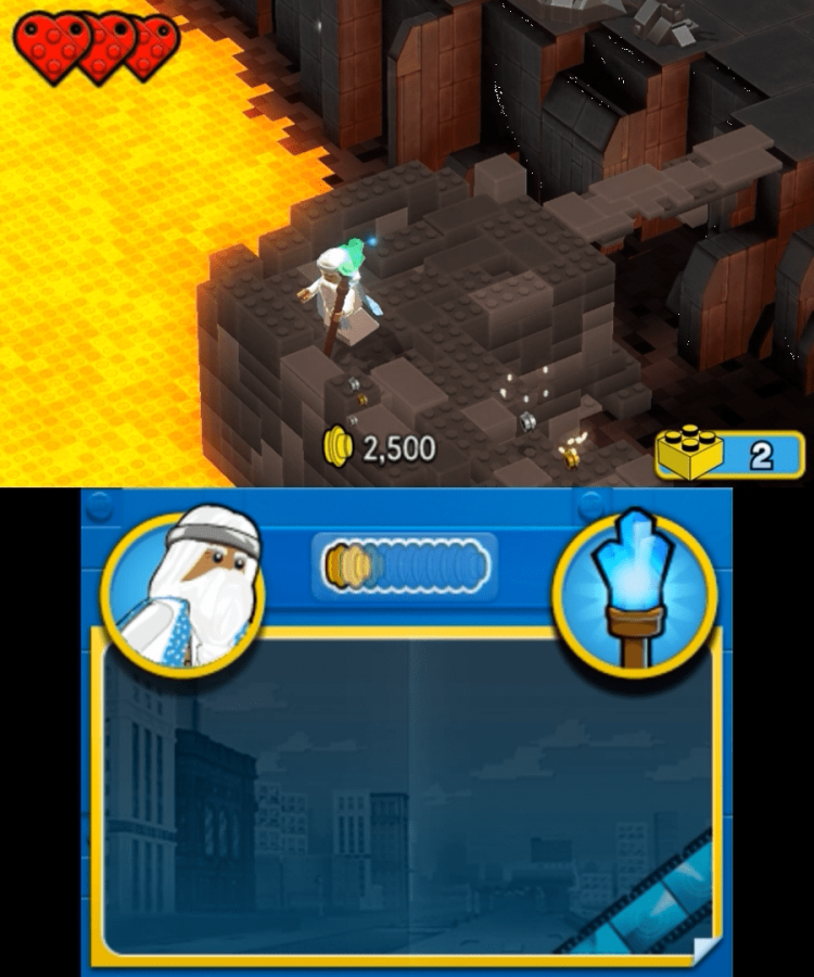 The LEGO Movie Videogame gameplay for Nintendo 3DS (3DS) action adventure video game