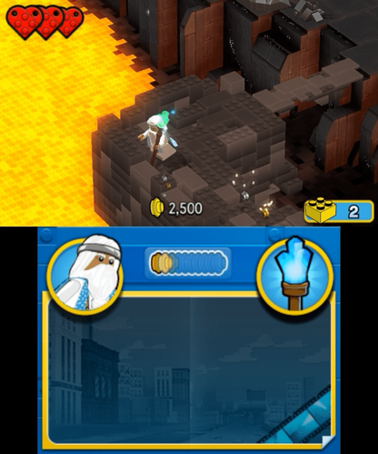 The LEGO Movie Videogame gameplay for Nintendo 3DS (3DS) action adventure video game