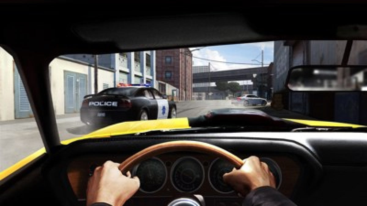 Driver San Francisco Xbox 360 open world racing video game featuring high-speed car chases city driving missions vehicle switching stunt driving police pursuits licensed vehicles and classic Xbox 360 gameplay collectible retro gaming appeal gameplay