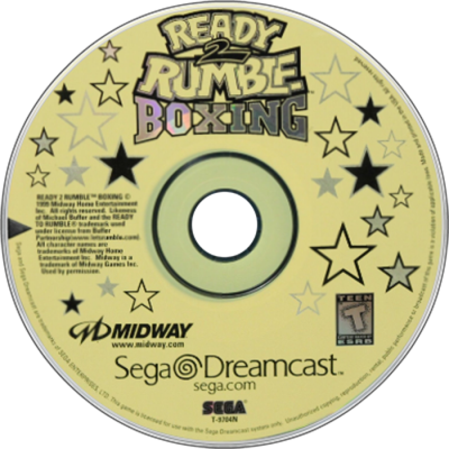 Ready 2 Rumble Boxing disc art for Sega Dreamcast (DC) video game