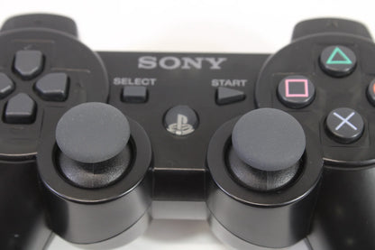 PlayStation 3 DualShock 3 OEM Black accessory PlayStation 3 (PS3) close up of sticks