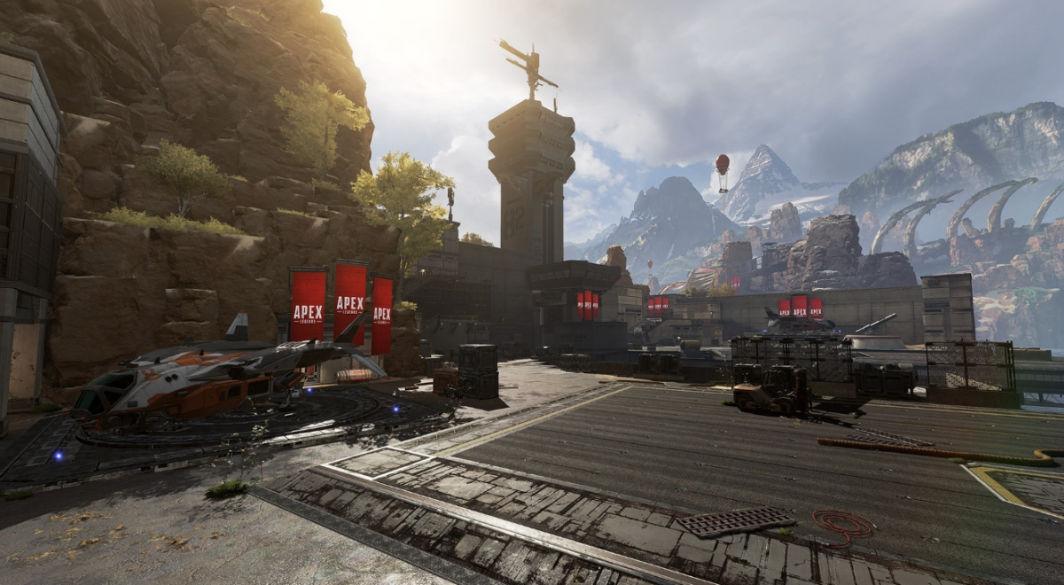Apex Legends Bloodhound Edition for Xbox One, gameplay image for a battle royale first-person shooter multiplayer video game