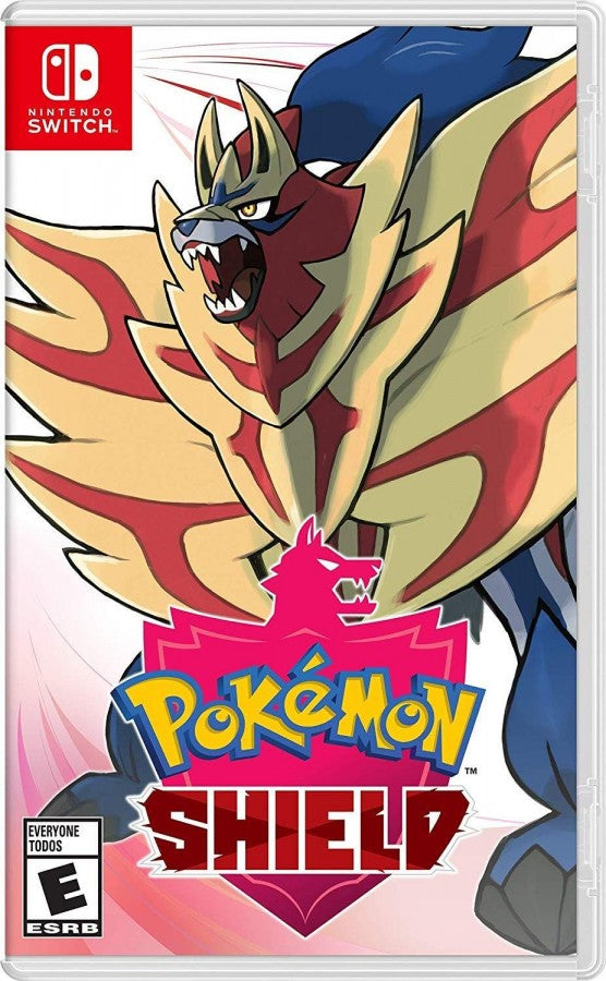Pokemon Shield cover art for Nintendo Switch NS video game