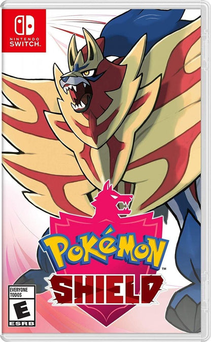 Pokemon Shield cover art for Nintendo Switch NS video game