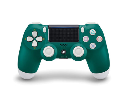 PS4 DualShock 4 alpine green controller featuring wireless design, touchpad controls, and classic PlayStation button layout