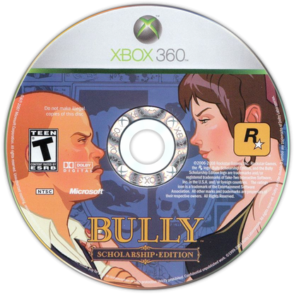 Bully Scholarship Edition Xbox 360 open-world school adventure with story missions pranks and classroom mini-games disc
