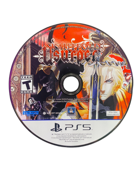 Skautfold: Usurper – Playstation 5 Front Cover Disc Art for this PlayStation 5 Game