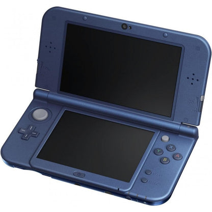Nintendo New 3DS XL System 3DS XL Galaxy for handheld gaming fans featuring large dual screens stereoscopic 3D display enhanced processing power C Stick built in amiibo support Galaxy themed design portable Nintendo gaming and scratch and scuff cosmetic condition collectible gaming appeal side