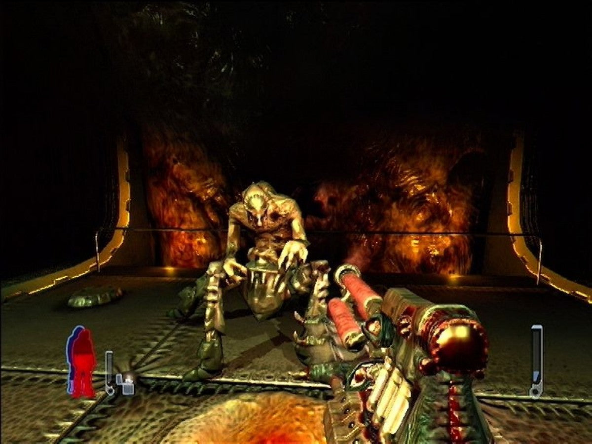 Prey for Xbox 360 first person shooter video game featuring a sci-fi horror storyline gravity-defying gameplay alien environments and fast paced action based on the cult classic franchise gameplay 