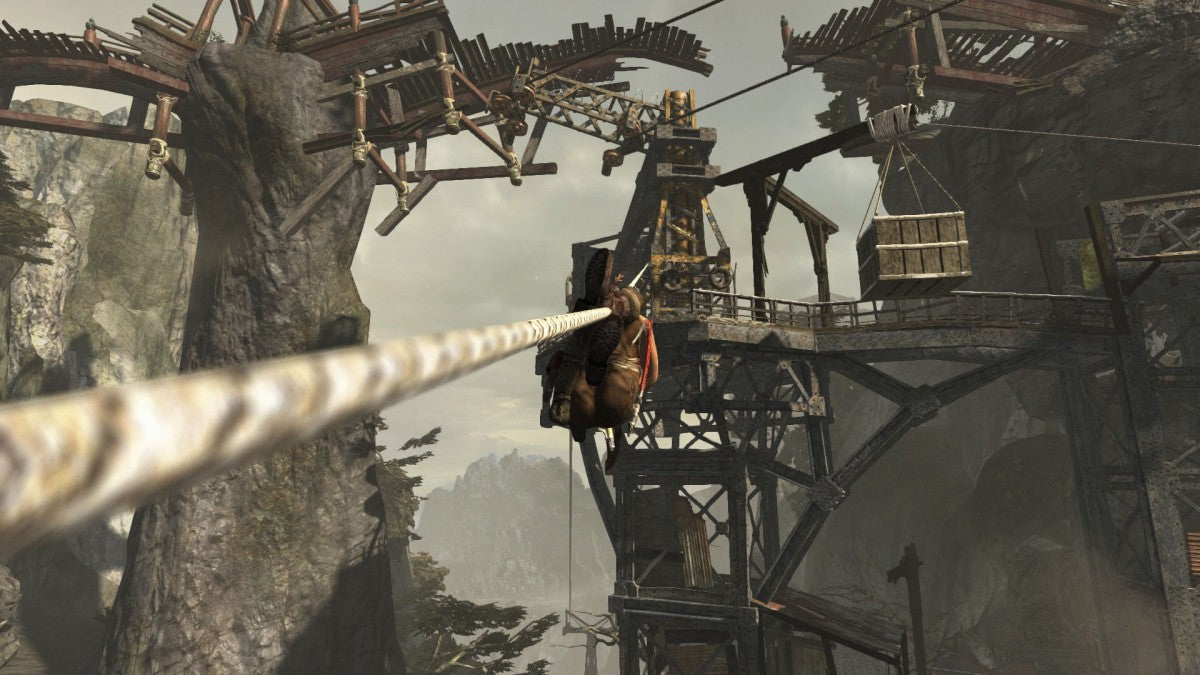 Tomb Raider gameplay for XBox 360 (X360) video game