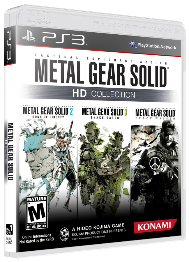 Metal Gear Solid: HD Collection cover art for PlayStation 3 (PS3) video game