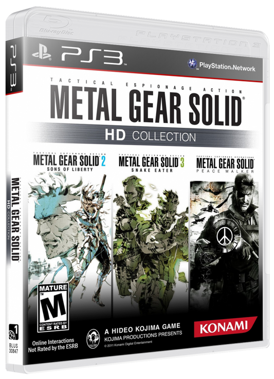 Metal Gear Solid: HD Collection cover art for PlayStation 3 (PS3) video game