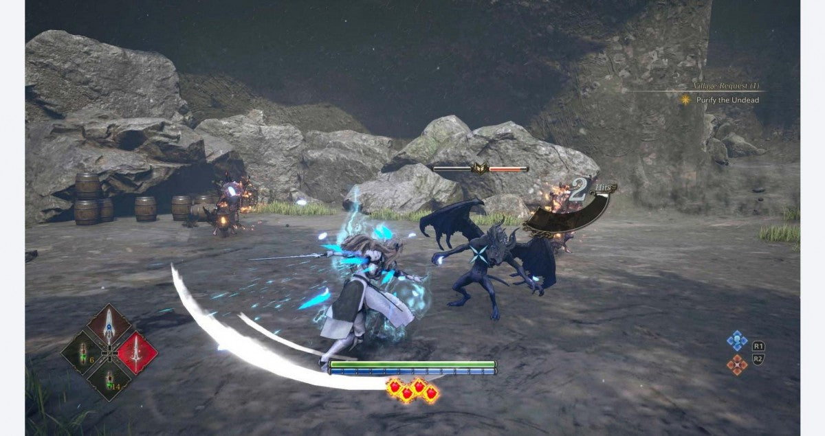 Valkyrie Elysium – PlayStation 4 (PS4) video game gameplay, action role-playing game.