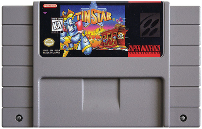 Tin Star cartridge for Super Nintendo Entertainment System (SNES) retro video game