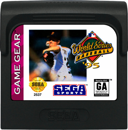 World Series Baseball 95 cartridge for Sega Game Gear (GG) video game