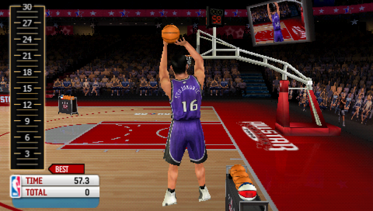 NBA Live 06 PSP sports basketball video game gameplay
