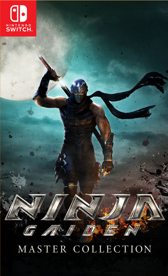 Ninja Gaiden Master Collection Nintendo Switch NS for video game enthusiasts featuring fast paced action gameplay intense ninja combat challenging enemies powerful weapons acrobatic moves multiple classic Ninja Gaiden titles high difficulty front cover art