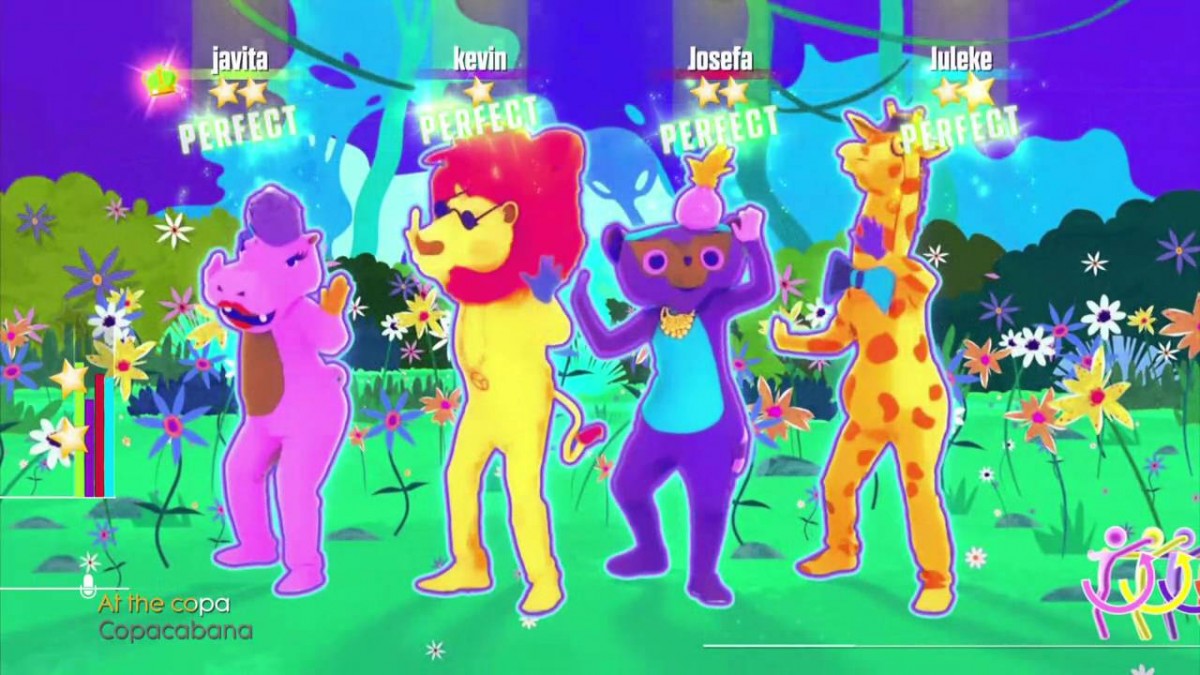 Just Dance 2016 gameplay art for Nintendo Wii U (WiiU) video game