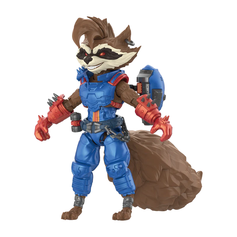 Blokees Marvel Rivals Champion Class 08 Rocket Raccoon Model Kit featuring Marvel Rivals inspired Rocket Raccoon character design collectible buildable figure articulated display model detailed craftsmanship superhero collectible hobby kit and collectible gaming appeal