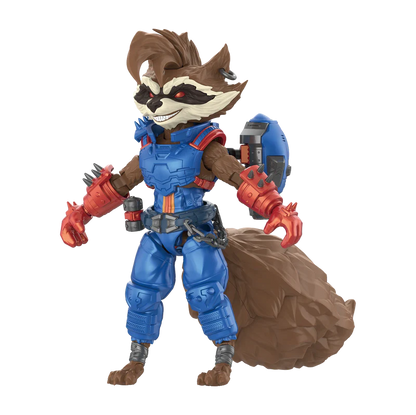 Blokees Marvel Rivals Champion Class 08 Rocket Raccoon Model Kit featuring Marvel Rivals inspired Rocket Raccoon character design collectible buildable figure articulated display model detailed craftsmanship superhero collectible hobby kit and collectible gaming appeal