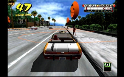 Crazy Taxi Sega All-Stars Edition Dreamcast featuring high-speed arcade driving gameplay with iconic city taxi gameplay