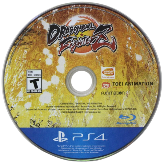 Dragon Ball FighterZ – PlayStation 4 (PS4) video game disc, fighting by Arc System Works