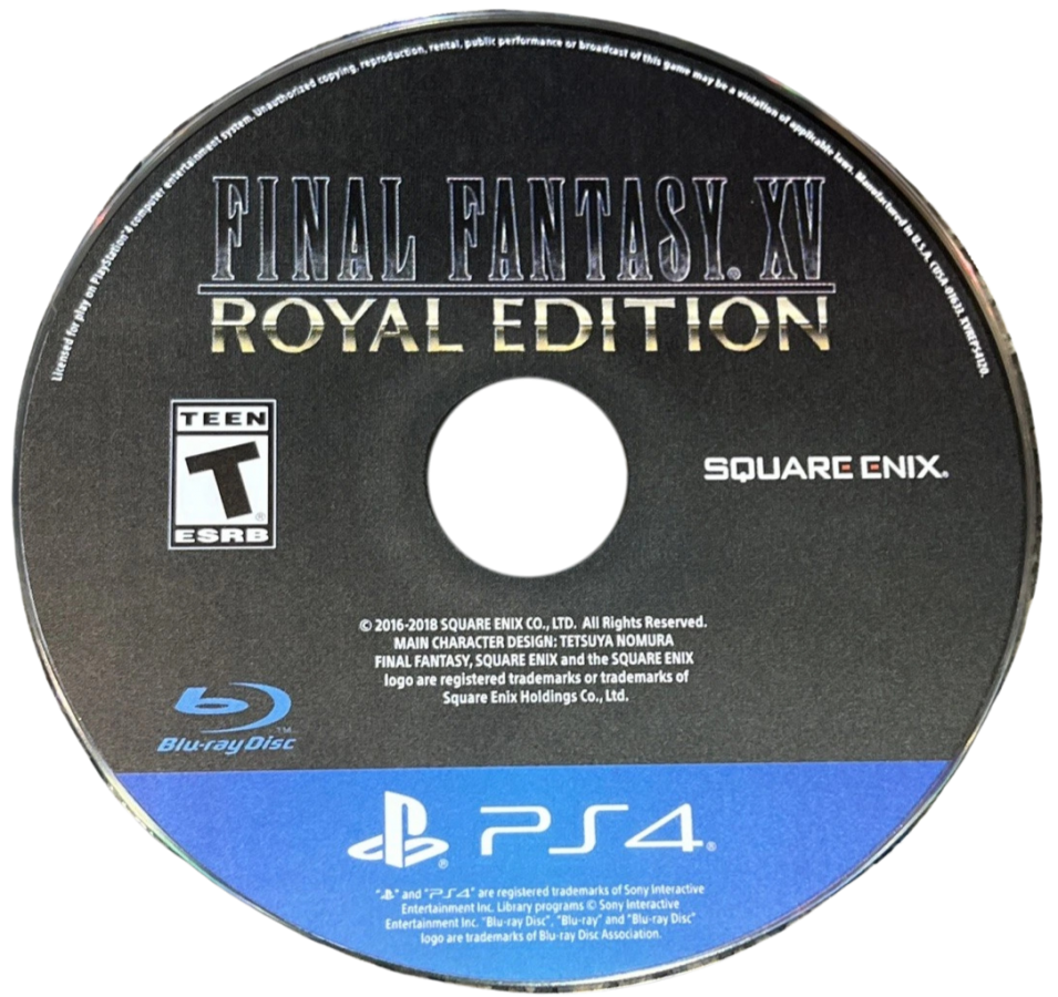 Final Fantasy XV [Royal Edition] – PlayStation 4 (PS4) video game disc, action RPG by Square Enix